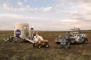 Test ramp for NASA simulation