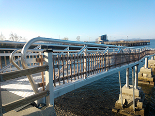 wooden picket infill